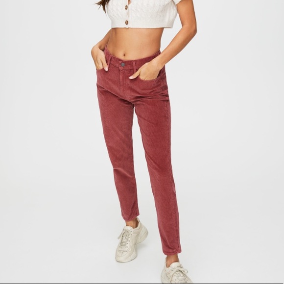 Aritzia Pants - NWT Aritzia Sunday Best Corduroy Straight Leg Pant